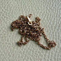 Foxtail Link Chain Necklace in 18k Solid Gold - 25.75 inch length