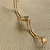 Vintage Ladies Gubelin Watch in 18k gold with bracelet band by Rey Urban 1960 - 6.25 inch interior