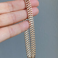 1956 Swedish vintage Herringbone bracelet in 18k gold - 7.8 inch length
