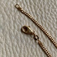 A Classic! - Balestra Italian vintage - 18k gold Long curb necklace - 31.3 inch length