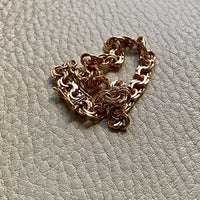 Vintage 1963 Double link solid 18k gold bracelet - 7.7 inch length