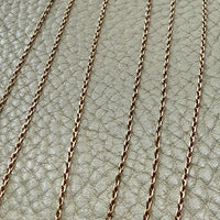 Dated 1899 - 18k gold Antique Longuard chain - 30.5 inch doubled necklace length