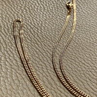 A Classic! - Balestra Italian vintage - 18k gold Long curb necklace - 31.3 inch length