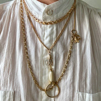 Mariner Link 18k Gold Watch Chain Necklace - 15.5 inch length