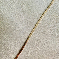 SLEEK! 18k gold tri-color vintage chevron pattern bracelet - 7 inch length