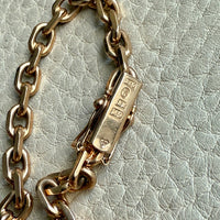1962 Swedish Vintage 18k Gold Biker Link Bracelet 4.8mm width - 7.5 inch length