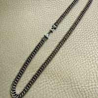 Vintage Sterling Silver Spiral Link Chain Necklace – 19.9 Inch length