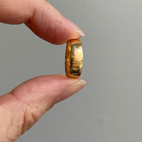 Dolores Vintage Engraved 14k Gold Band Ring Circa 1900-1950 - Size 5.25