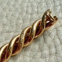 1937 Vintage Twist Brooch in 18k Gold by GD&Co – 1.6 inch