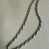 1976 Birmingham Sterling Silver Spiral Link Necklace - 19.75 inch length