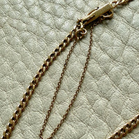 Silky Slender Vintage Swedish 18k Gold Curb Link Bracelet – 7.5 Inch Length