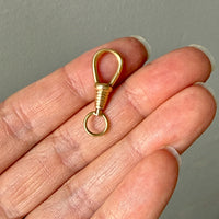18k Gold Vintage Restored Dog Clip - Excellent for your Pendants/Charms