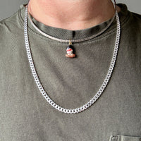 Contoured Hammer Textured Vintage Swedish Sterling Silver Neck Ring Choker - Signed Robbert - 16.2 inch interior circumference necklace