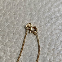 1964 Vintage Finnish Large Faceted Spinel Pendant Necklace by Pekka Ilmari Aulin in 14k Gold - 15.75 inch length