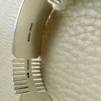 1967 Isaac Cohen signed Bangle Bracelet in 50g Sterling Silver – 8.1 inch interior circumference
