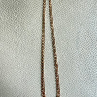 1960s era Graduated Star Link Necklace in 18k gold - 18 inch length