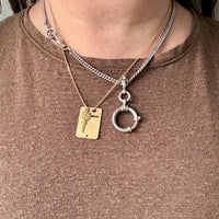 Vintage 1950s Italian "Casa Mia" Key Charm 18k Gold – 0.8 inch