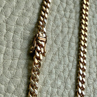 25 gram 18k Gold Chubby Curb Link Chain Necklace - Swedish Vintage - 19.5 inch length