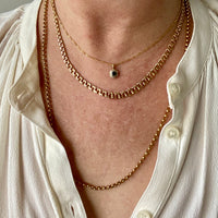 Vintage 18k gold with sapphire and diamond pendant or charm