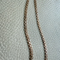 1960s era Graduated Star Link Necklace in 18k gold - 18 inch length