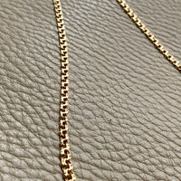 20.5 Inch longer length! Vintage Swedish Double-link necklace - Solid 18k gold