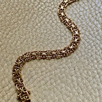 1962 Star link with bars - Bracelet in 18k gold - 7.25 inch length