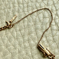 Silky Slender Vintage Swedish 18k Gold Curb Link Bracelet – 7.5 Inch Length