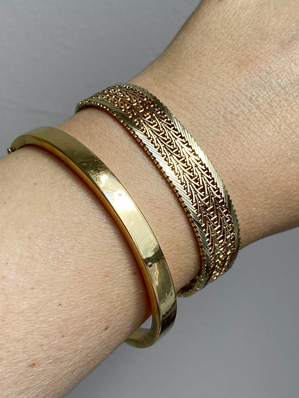 Phenomenal Danish link bracelet in 14k solid gold - by Jørn Arne Backhausen - 6.75 inch length