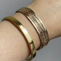 Phenomenal Danish link bracelet in 14k solid gold - by Jørn Arne Backhausen - 6.75 inch length