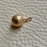 18k Gold Vintage Charm or Pendant - Soccer ball
