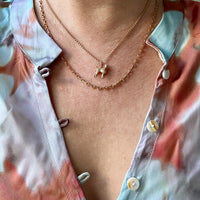 14k gold vintage charm or pendant - French Poodle