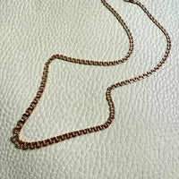1965 Swedish 18k Gold Necklace - Graduated Double Link Chain Necklace - 17.4 inch length