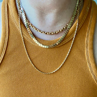 AMAZING 18k gold biker link necklace! - made in Köping, Sweden - 17 inch length