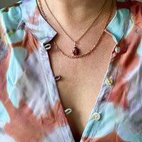 18k gold vintage charm or pendant - Red Enamel Ladybug