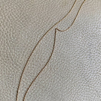 18k Gold Swedish Vintage Skinny Biker Link Chain Necklace - 17.3 inch length