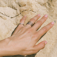 18k White Gold Vintage Wedding Band with Etched continuous Blossom Pattern- Zurich Band - size 5.75
