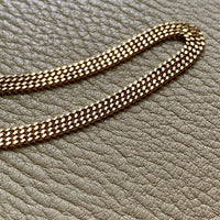 A Classic! - Balestra Italian vintage - 18k gold Long curb necklace - 31.3 inch length
