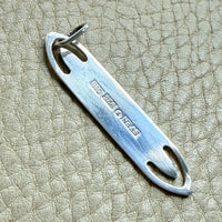 Vintage Swedish Sterling Silver Shuttle Pendant - Signed