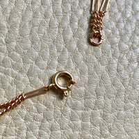 Swedish Antique Longuard Chain as Double Length Necklace in 18k gold - 21 inch length