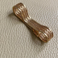Phenomenal Danish link bracelet in 14k solid gold - by Jørn Arne Backhausen - 6.75 inch length