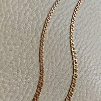 Vintage Double-link necklace - Solid 18k gold - Göteborg, Sweden - 17.7 inch length