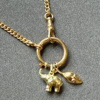 Vintage 14k Gold Mouse Charm – 0.9 inch