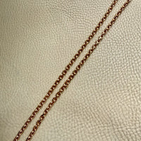 YUM! 1979 Swedish Vintage 81g Biker Link Chain Necklace 18k Gold – 24 Inch Length