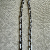 UNIQUE Chunky Sterling Silver Taxco Graduated Link Necklace - 22.9 inch length