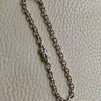 Bent Larsen 14k White Gold Biker Link bracelet - 7.8 inch length