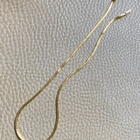Vintage Omega Link Necklace in 18k Gold- Made in Trissino Italy, 1960s era - 16.5 inch length