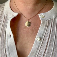 Vintage Italian UnoAErre 18k gold 1mm curb link necklace - 16.9 inch length