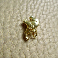 Vintage 14k Gold Elephant Charm – 0.7 inch