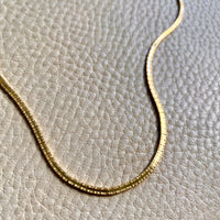Vintage Omega Link Necklace in 18k Gold- Made in Trissino Italy, 1960s era - 16.5 inch length