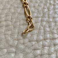 Antique Watch Chain Necklace in 18k gold - 17.75 inch length